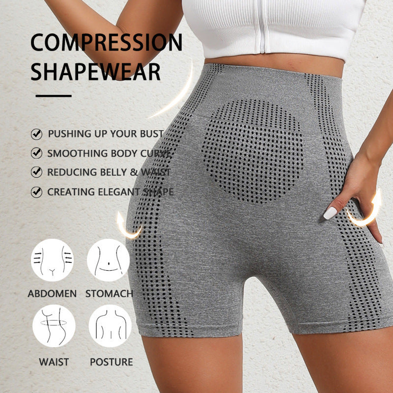 Women's High Waist Hip Lifting And Belly Contracting Anti-exposure Yoga Pants